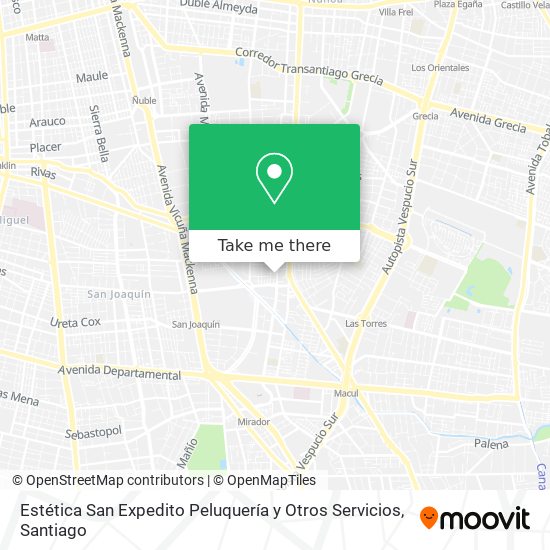 Estética San Expedito Peluquería y Otros Servicios map
