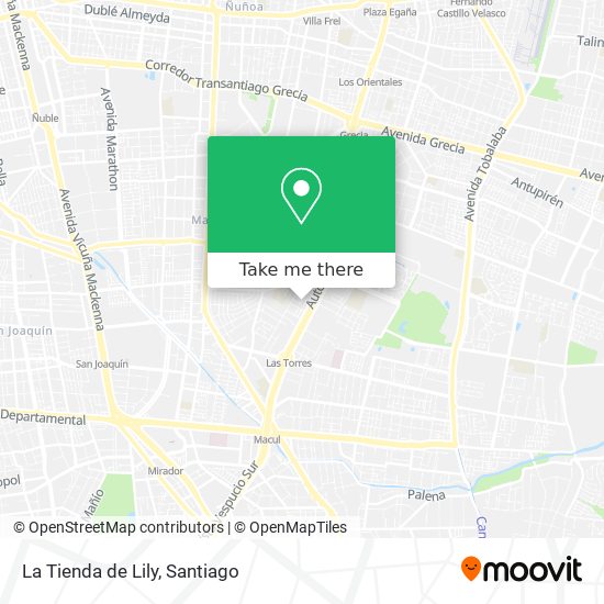 La Tienda de Lily map