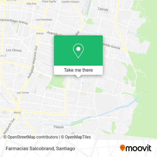 Farmacias Salcobrand map