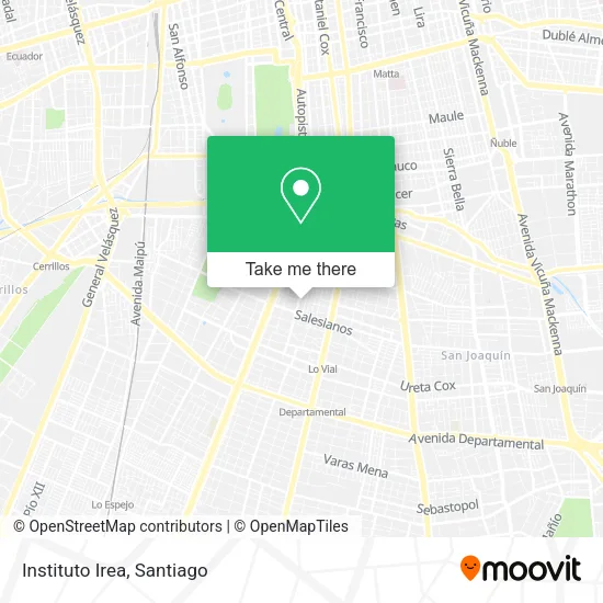 Instituto Irea map