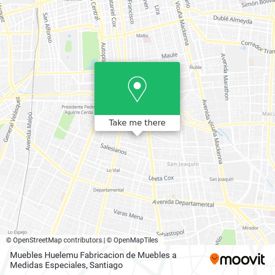 Muebles Huelemu Fabricacion de Muebles a Medidas Especiales map