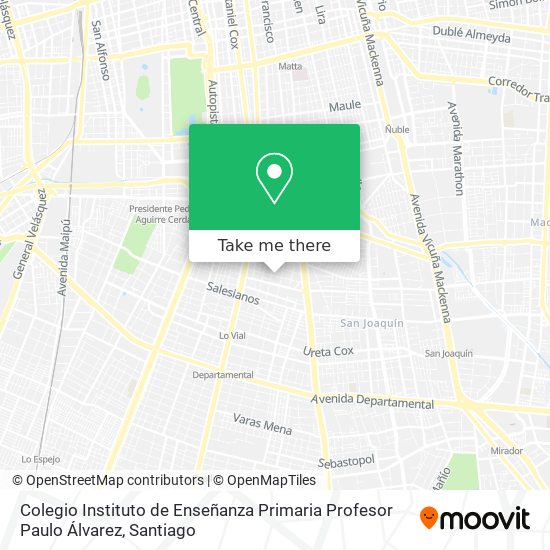 Colegio Instituto de Enseñanza Primaria Profesor Paulo Álvarez map