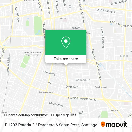 PH203-Parada 2 / Paradero 6 Santa Rosa map