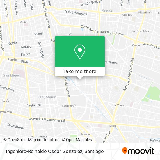 Ingeniero-Reinaldo Oscar González map