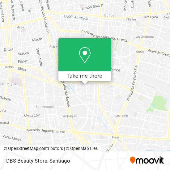 DBS Beauty Store map