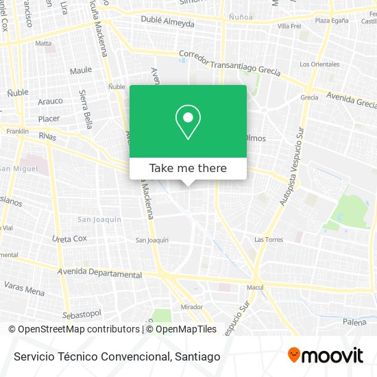 Servicio Técnico Convencional map