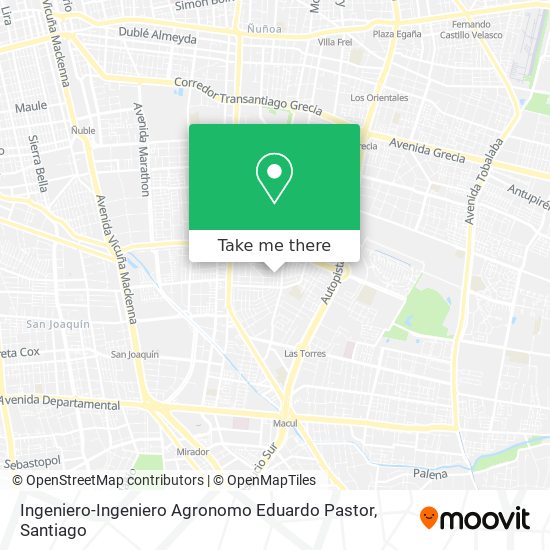 Mapa de Ingeniero-Ingeniero Agronomo Eduardo Pastor