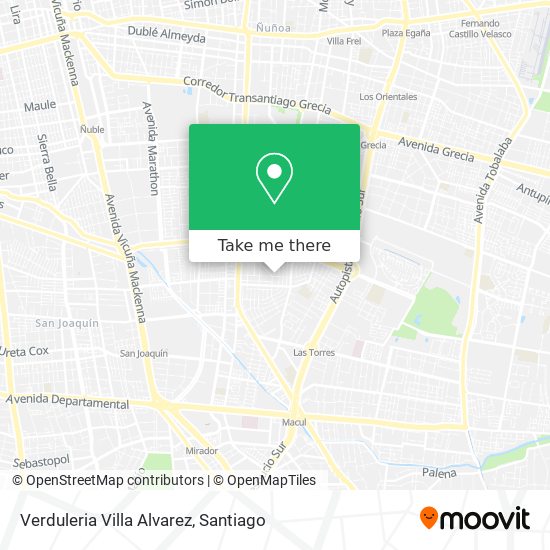 Verduleria Villa Alvarez map