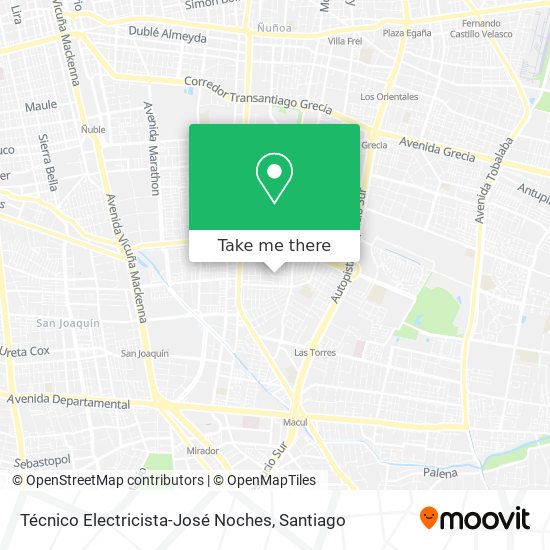 Mapa de Técnico Electricista-José Noches