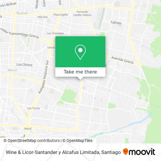 Wine & Licor-Santander y Alcafus Limitada map