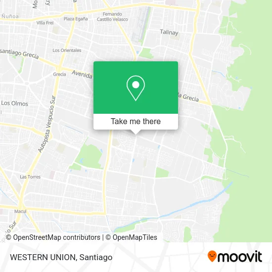 WESTERN UNION map