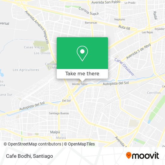 Cafe Bodhi map