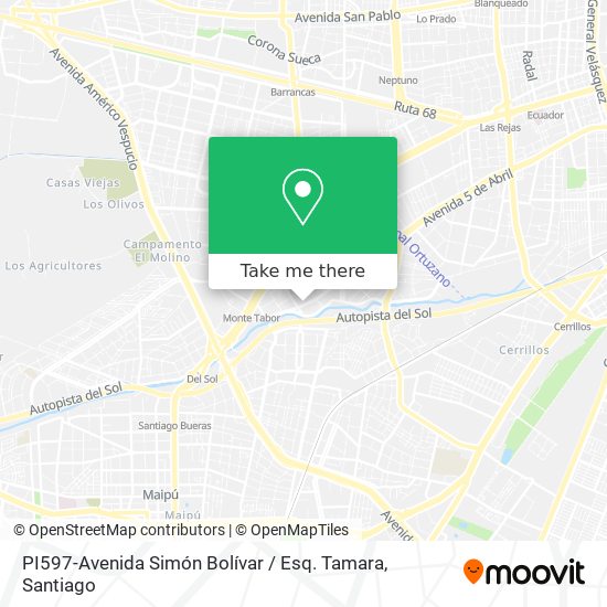 PI597-Avenida Simón Bolívar / Esq. Tamara map