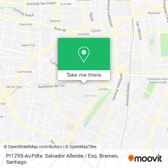 Mapa de PI1295-Av.Pdte. Salvador Allende / Esq. Bremen