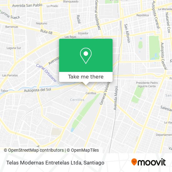 Telas Modernas Entretelas Ltda map