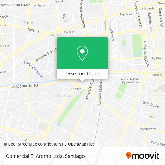 Comercial El Aromo Ltda map