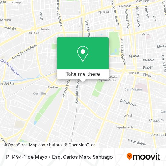 PH494-1 de Mayo / Esq. Carlos Marx map