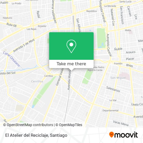 El Atelier del Reciclaje map