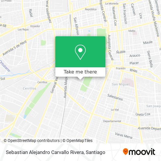 Sebastian Alejandro Carvallo Rivera map