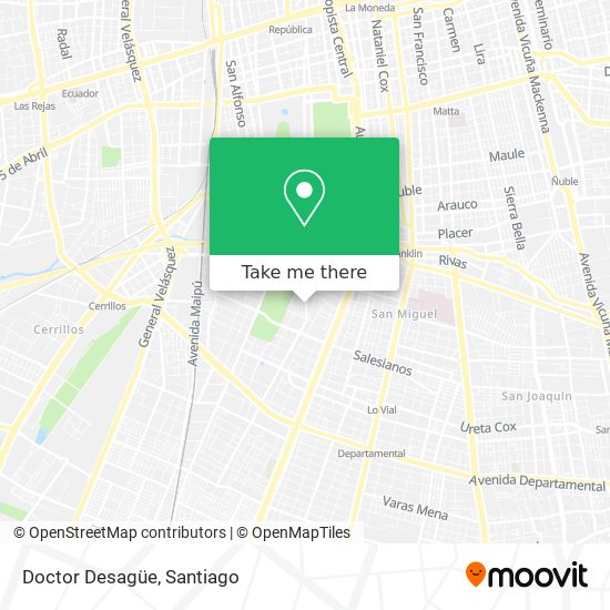 Mapa de Doctor Desagüe