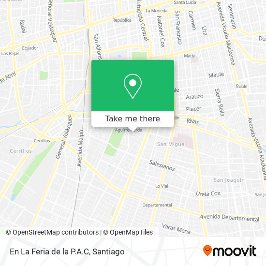 En La Feria de la P.A.C map