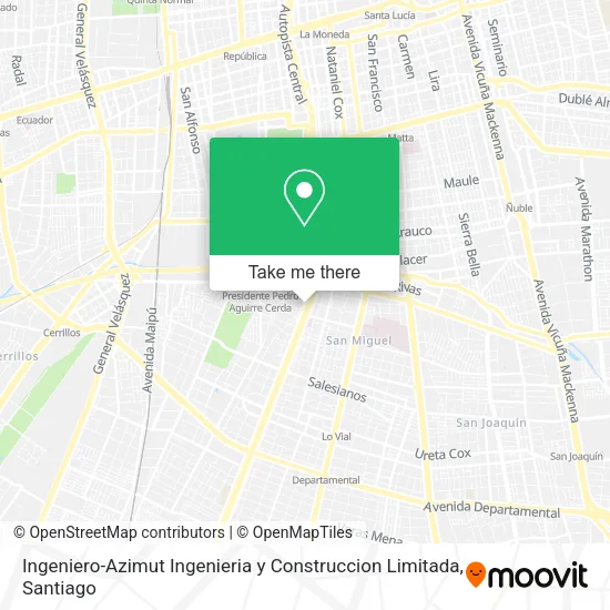 Ingeniero-Azimut Ingenieria y Construccion Limitada map