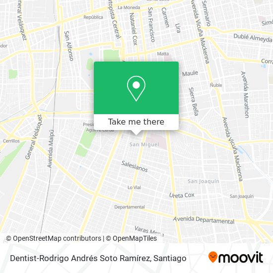 Mapa de Dentist-Rodrigo Andrés Soto Ramírez
