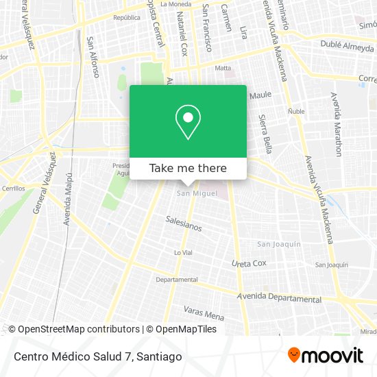 Centro Médico Salud 7 map