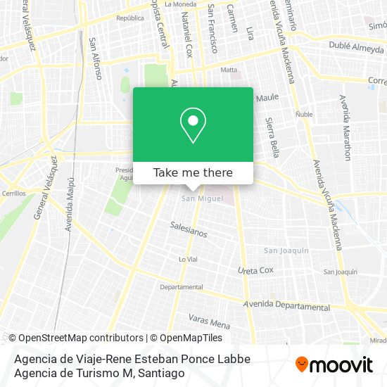 Agencia de Viaje-Rene Esteban Ponce Labbe Agencia de Turismo M map