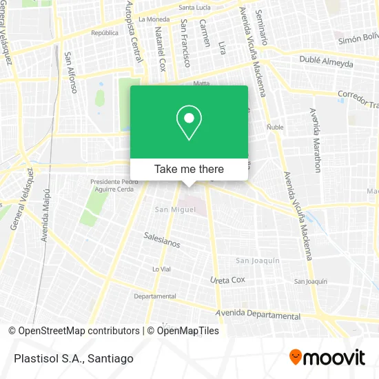 Plastisol S.A. map