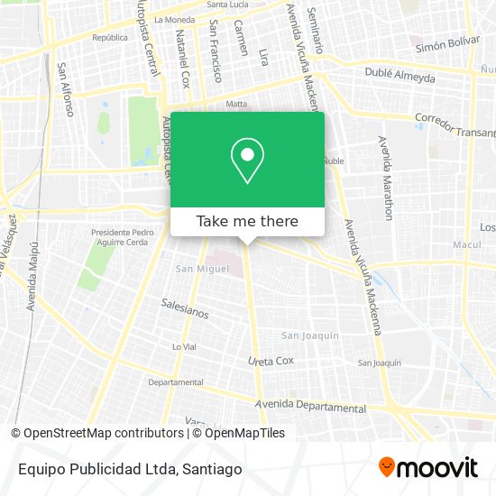 Equipo Publicidad Ltda map