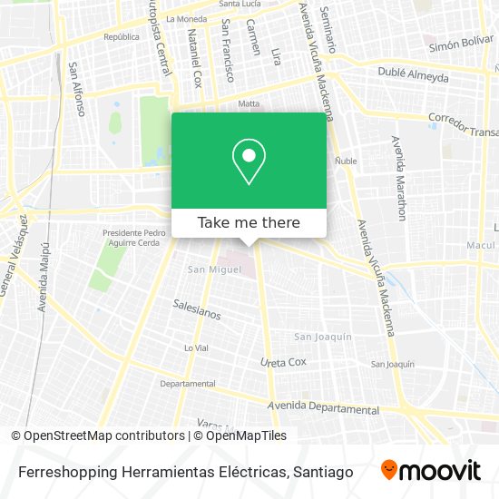 Mapa de Ferreshopping Herramientas Eléctricas