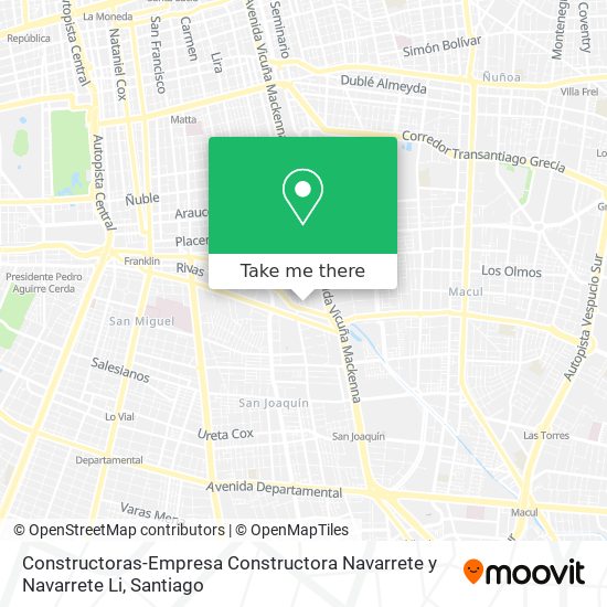 Mapa de Constructoras-Empresa Constructora Navarrete y Navarrete Li