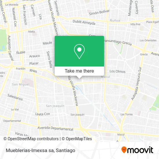 Mueblerias-Imexsa sa map