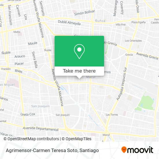 Agrimensor-Carmen Teresa Soto map