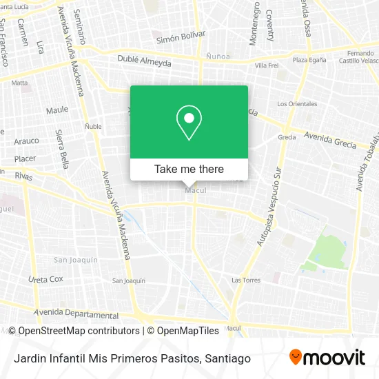 Jardin Infantil Mis Primeros Pasitos map