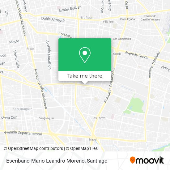 Escribano-Mario Leandro Moreno map
