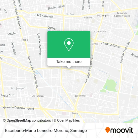 Escribano-Mario Leandro Moreno map