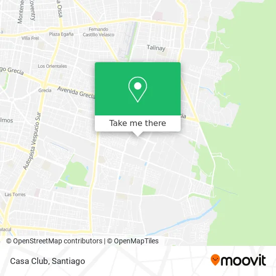 Casa Club map