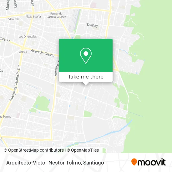 Arquitecto-Víctor Néstor Tolmo map