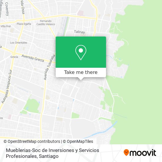 Mueblerias-Soc de Inversiones y Servicios Profesionales map