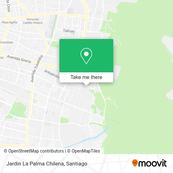 Jardin La Palma Chilena map