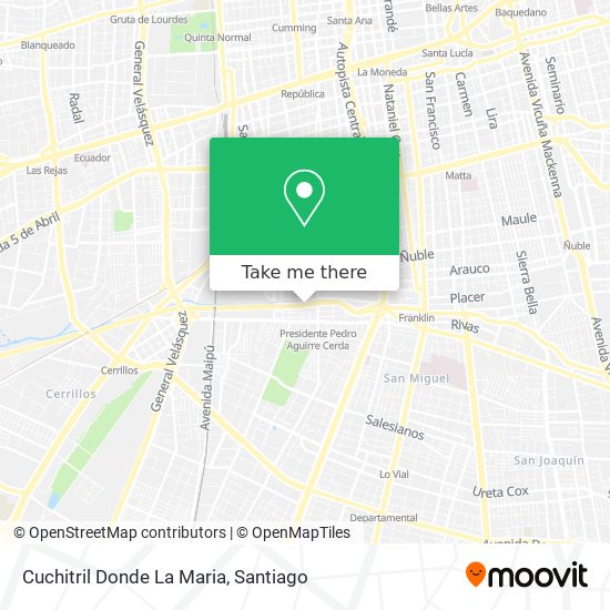 Mapa de Cuchitril Donde La Maria