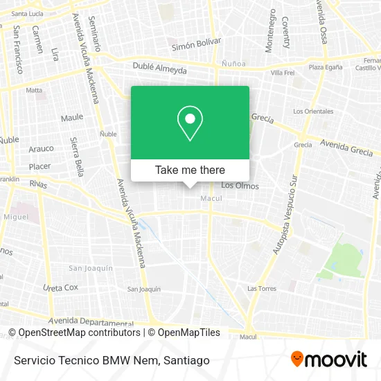 Servicio Tecnico BMW Nem map
