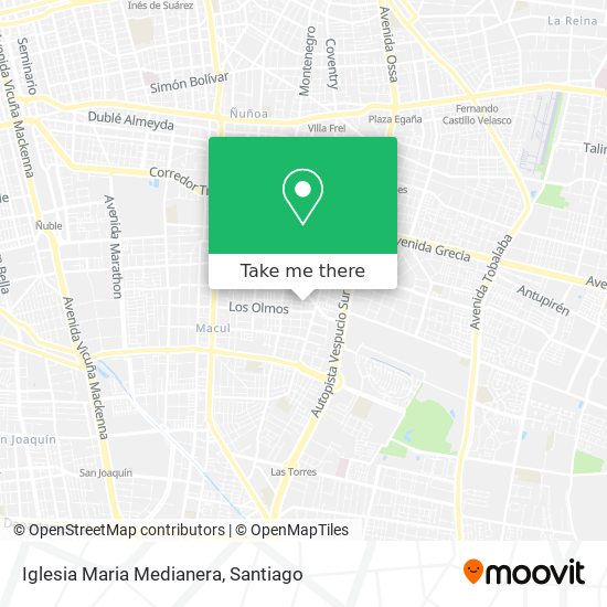 Mapa de Iglesia Maria Medianera
