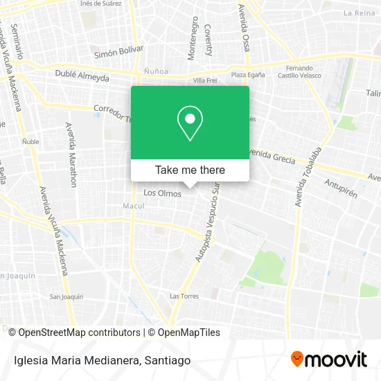 Iglesia Maria Medianera map
