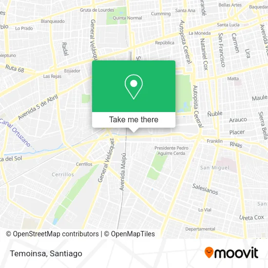Temoinsa map