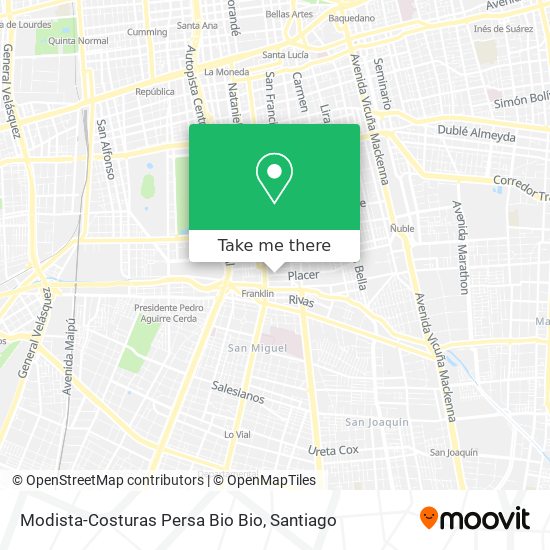 Modista-Costuras Persa Bio Bio map