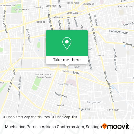 Mueblerias-Patricia Adriana Contreras Jara map