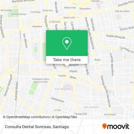Consulta Dental Sonrisas map